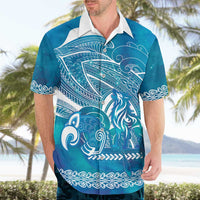 Kuri Dog Waka New Zealand Matariki Hawaiian Shirt Ocean Sharks Maori Tattoo LT14 - Polynesian Pride