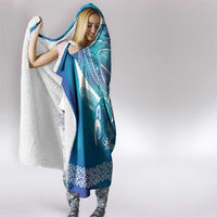Kuri Dog Waka New Zealand Matariki Hooded Blanket Ocean Sharks Maori Tattoo LT14 - Polynesian Pride