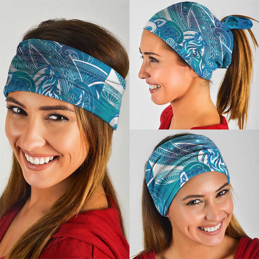 Kuri Dog Waka New Zealand Matariki Neck Gaiter Ocean Sharks Maori Tattoo LT14 - Polynesian Pride