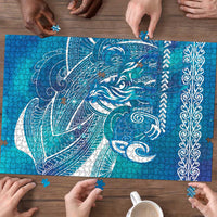 Kuri Dog Waka New Zealand Matariki Puzzle Ocean Sharks Maori Tattoo LT14 - Polynesian Pride