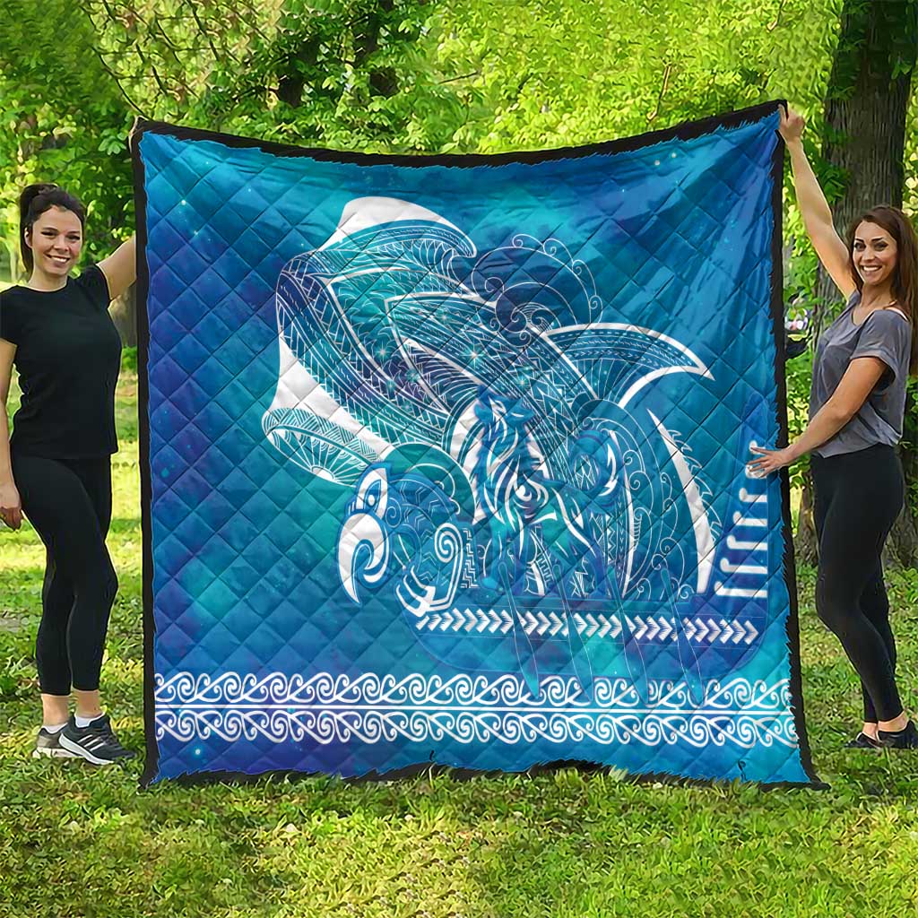 Kuri Dog Waka New Zealand Matariki Quilt Ocean Sharks Maori Tattoo LT14 - Polynesian Pride