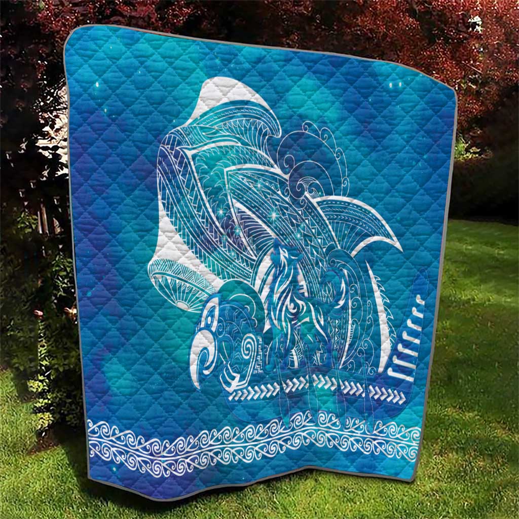 Kuri Dog Waka New Zealand Matariki Quilt Ocean Sharks Maori Tattoo LT14 - Polynesian Pride