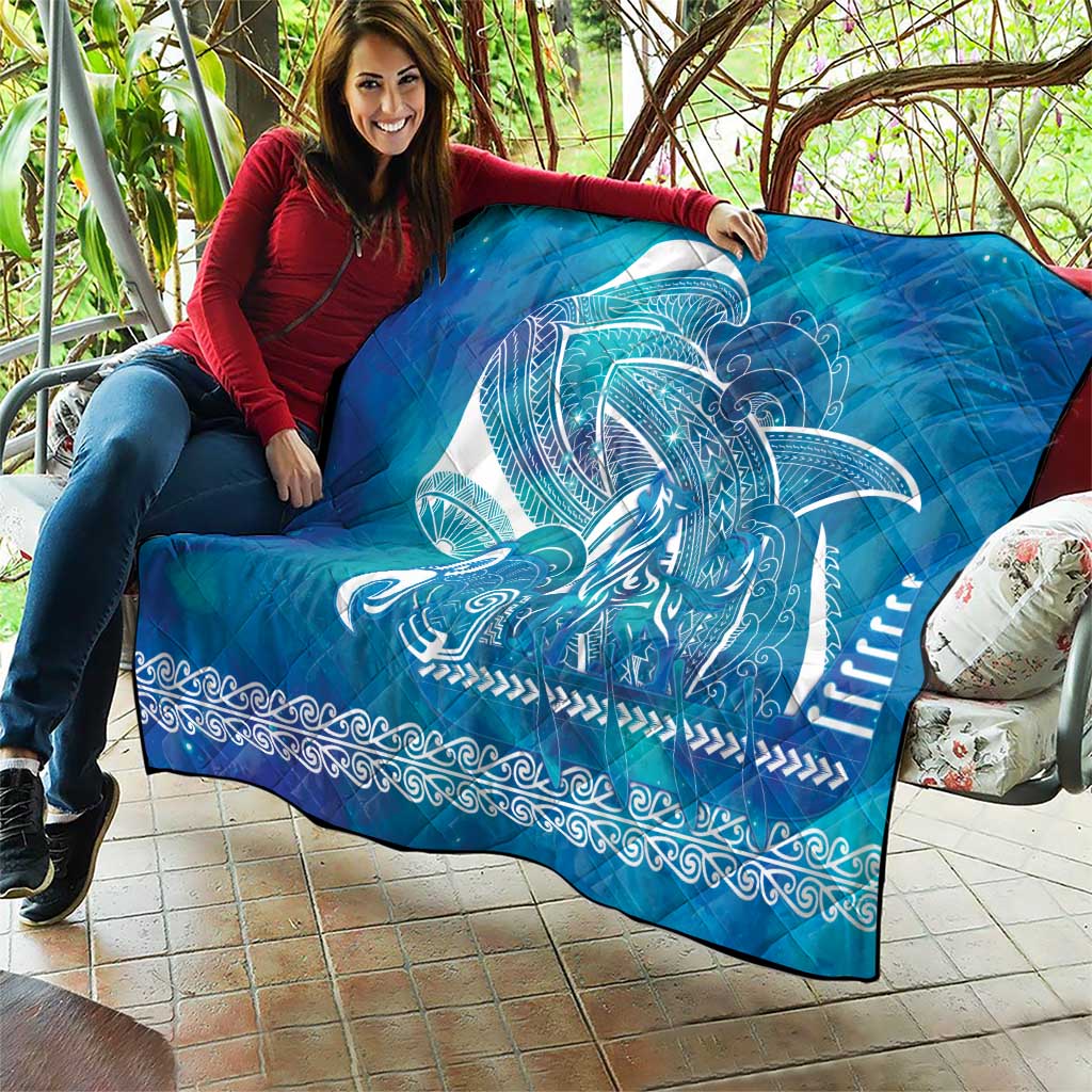 Kuri Dog Waka New Zealand Matariki Quilt Ocean Sharks Maori Tattoo LT14 - Polynesian Pride