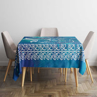 Kuri Dog Waka New Zealand Matariki Tablecloth Ocean Sharks Maori Tattoo LT14 - Polynesian Pride