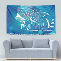 Kuri Dog Waka New Zealand Matariki Tapestry Ocean Sharks Maori Tattoo LT14 - Polynesian Pride