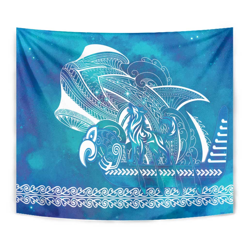Kuri Dog Waka New Zealand Matariki Tapestry Ocean Sharks Maori Tattoo LT14 - Polynesian Pride