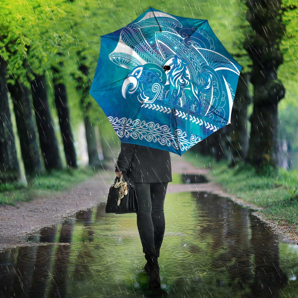 Kuri Dog Waka New Zealand Matariki Umbrella Ocean Sharks Maori Tattoo LT14 - Polynesian Pride