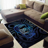 Tuna Eel New Zealand Matariki Area Rug He Piko He Taniwha Maori Pattern