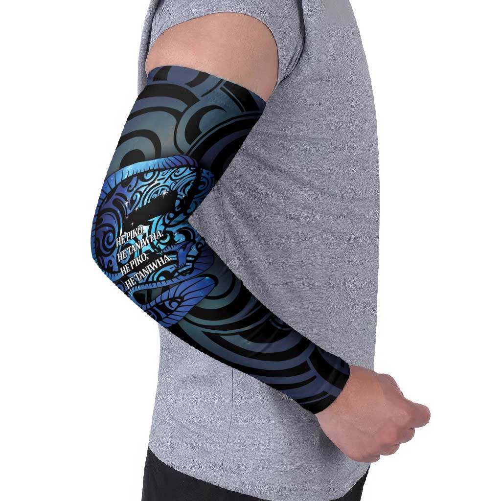 Tuna Eel New Zealand Matariki Arm Sleeves He Piko He Taniwha Maori Pattern
