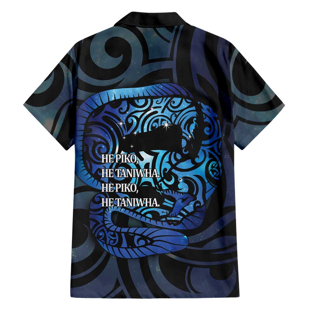 Tuna Eel New Zealand Matariki Family Matching Tank Maxi Dress and Hawaiian Shirt He Piko He Taniwha Maori Pattern LT14 - Polynesian Pride