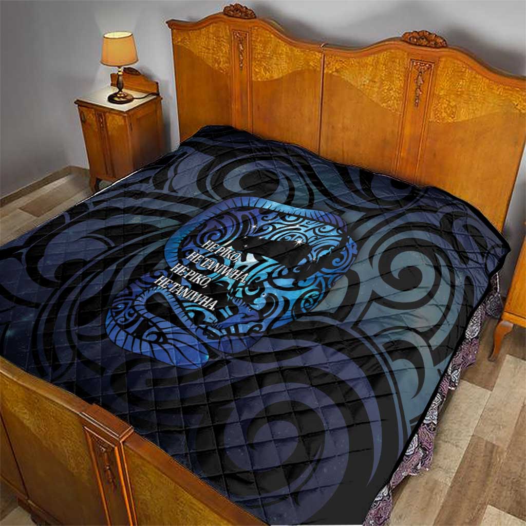 Tuna Eel New Zealand Matariki Quilt He Piko He Taniwha Maori Pattern LT14 - Polynesian Pride