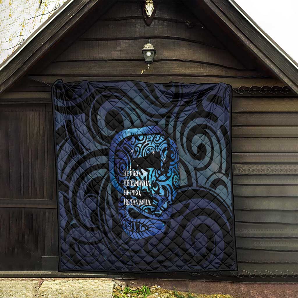 Tuna Eel New Zealand Matariki Quilt He Piko He Taniwha Maori Pattern LT14 - Polynesian Pride