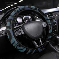 Tuna Eel New Zealand Matariki Steering Wheel Cover He Piko He Taniwha Maori Pattern LT14 Universal Fit Purple - Polynesian Pride
