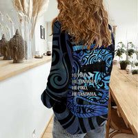 Tuna Eel New Zealand Matariki Women Casual Shirt He Piko He Taniwha Maori Pattern LT14 - Polynesian Pride