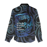 Tuna Eel New Zealand Matariki Women Casual Shirt He Piko He Taniwha Maori Pattern LT14 - Polynesian Pride