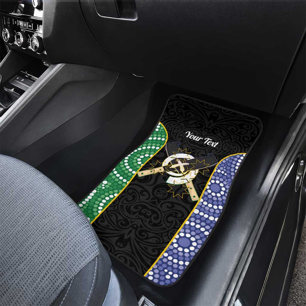 Personalised South Sea Islanders National Recognition Day Car Mats Australia Aboriginal Vanuatu Pig Tusk LT14 - Polynesian Pride