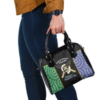 Personalised South Sea Islanders National Recognition Day Shoulder Handbag Australia Aboriginal Vanuatu Pig Tusk