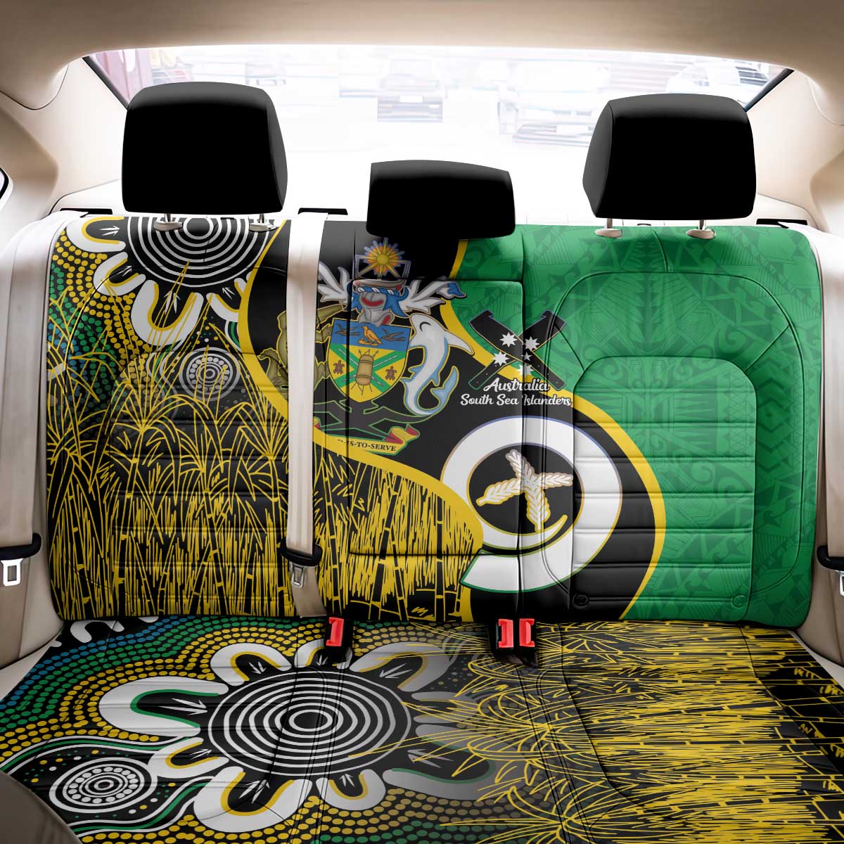 Australian South Sea Islanders National Recognition Day Back Car Seat Cover Solomon Islands And Vanuatu Culture LT14 - Polynesian Pride