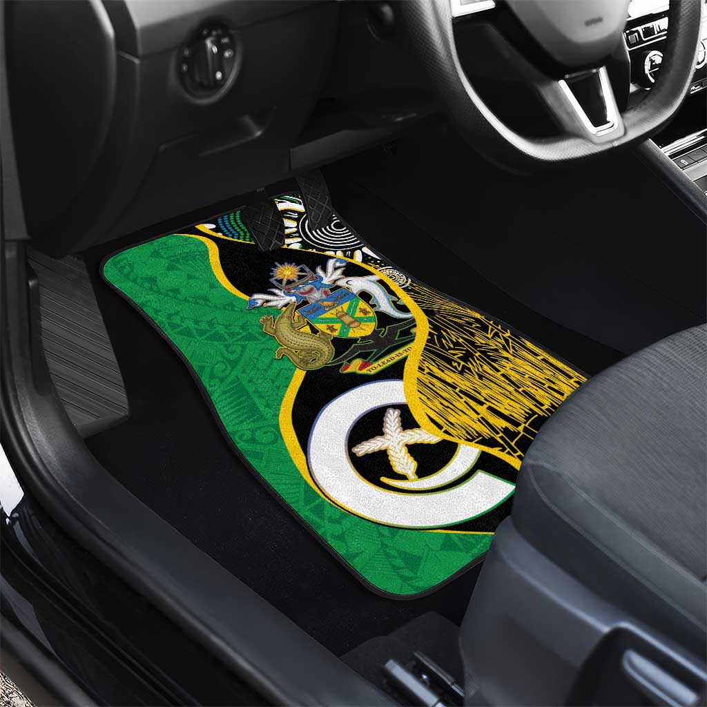 Australian South Sea Islanders National Recognition Day Car Mats Solomon Islands And Vanuatu Culture LT14 - Polynesian Pride