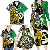 Australian South Sea Islanders National Recognition Day Family Matching Long Sleeve Bodycon Dress and Hawaiian Shirt Solomon Islands And Vanuatu Culture LT14 - Polynesian Pride