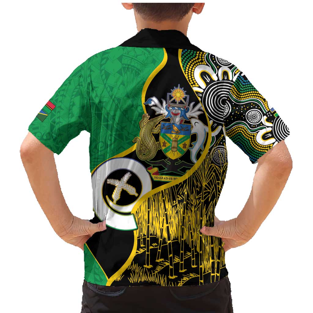 Australian South Sea Islanders National Recognition Day Family Matching Mermaid Dress and Hawaiian Shirt Solomon Islands And Vanuatu Culture LT14 - Polynesian Pride