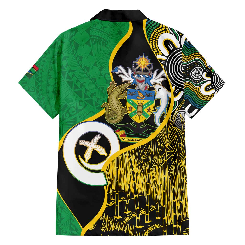 Australian South Sea Islanders National Recognition Day Family Matching Puletasi and Hawaiian Shirt Solomon Islands And Vanuatu Culture LT14 - Polynesian Pride