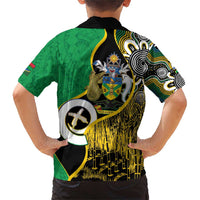 Australian South Sea Islanders National Recognition Day Family Matching Short Sleeve Bodycon Dress and Hawaiian Shirt Solomon Islands And Vanuatu Culture LT14 - Polynesian Pride