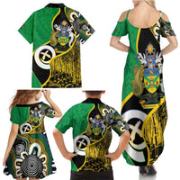 Australian South Sea Islanders National Recognition Day Family Matching Summer Maxi Dress and Hawaiian Shirt Solomon Islands And Vanuatu Culture LT14 - Polynesian Pride