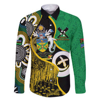 Australian South Sea Islanders National Recognition Day Family Matching Tank Maxi Dress and Hawaiian Shirt Solomon Islands And Vanuatu Culture LT14 Dad's Shirt - Long Sleeve Black - Polynesian Pride