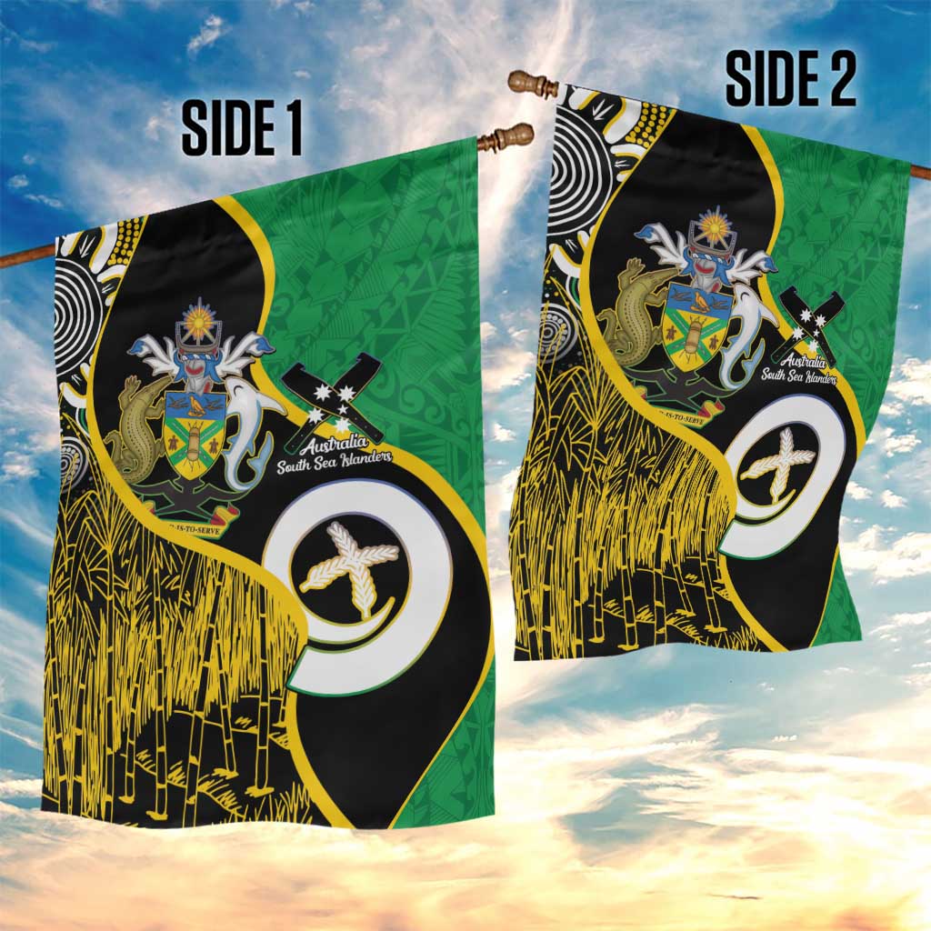 Australian South Sea Islanders National Recognition Day Garden Flag Solomon Islands And Vanuatu Culture LT14 - Polynesian Pride