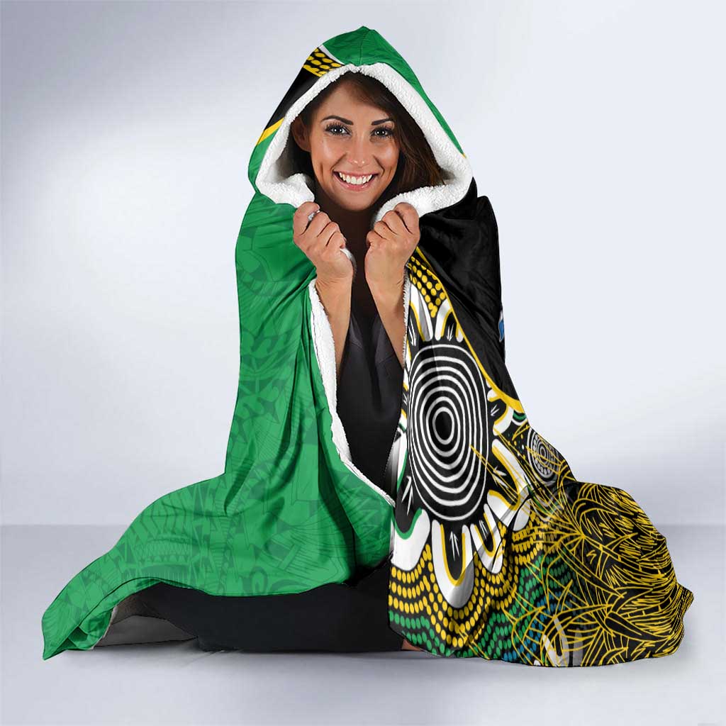 Australian South Sea Islanders National Recognition Day Hooded Blanket Solomon Islands And Vanuatu Culture LT14 - Polynesian Pride