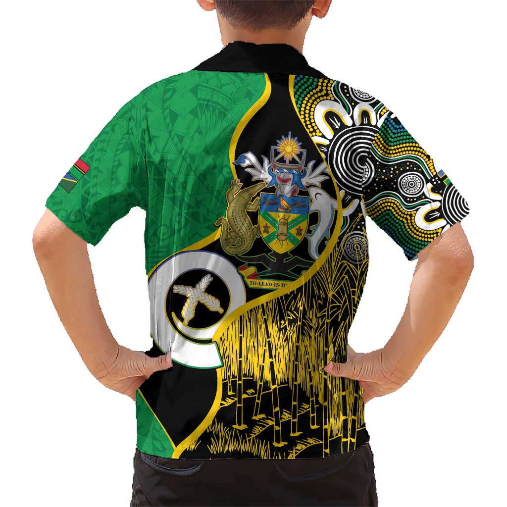 Australian South Sea Islanders National Recognition Day Kid Hawaiian Shirt Solomon Islands And Vanuatu Culture LT14 - Polynesian Pride
