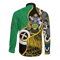 Australian South Sea Islanders National Recognition Day Long Sleeve Button Shirt Solomon Islands And Vanuatu Culture LT14 - Polynesian Pride