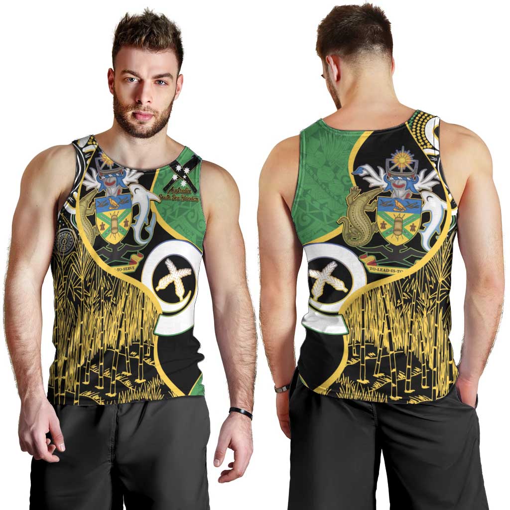 Australian South Sea Islanders National Recognition Day Men Tank Top Solomon Islands And Vanuatu Culture LT14 - Polynesian Pride