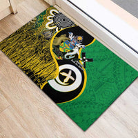 Australian South Sea Islanders National Recognition Day Rubber Doormat Solomon Islands And Vanuatu Culture LT14 - Polynesian Pride