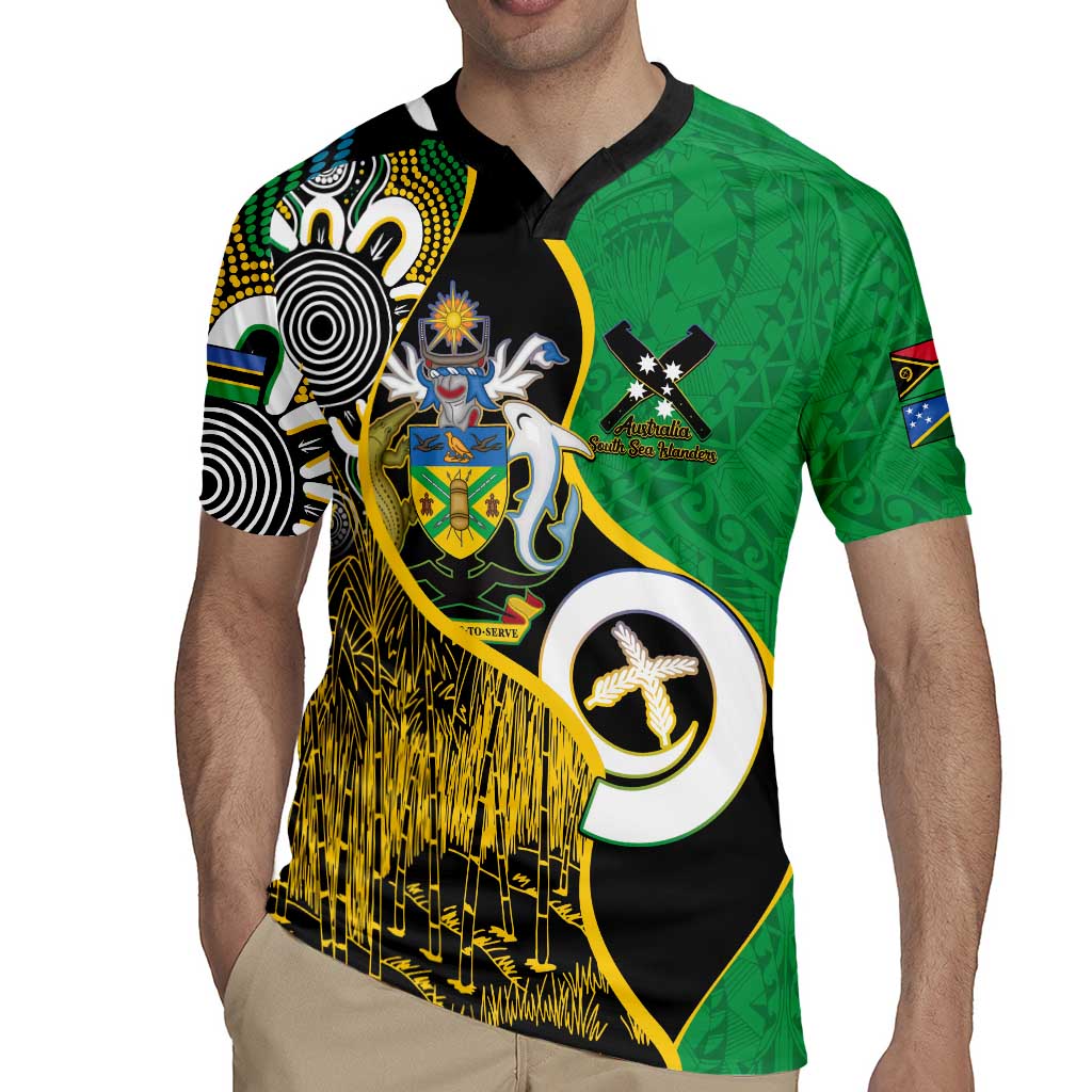 Australian South Sea Islanders National Recognition Day Rugby Jersey Solomon Islands And Vanuatu Culture LT14 - Polynesian Pride
