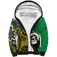 Australian South Sea Islanders National Recognition Day Sherpa Hoodie Solomon Islands And Vanuatu Culture LT14 Unisex Black - Polynesian Pride