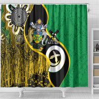 Australian South Sea Islanders National Recognition Day Shower Curtain Solomon Islands And Vanuatu Culture LT14 - Polynesian Pride