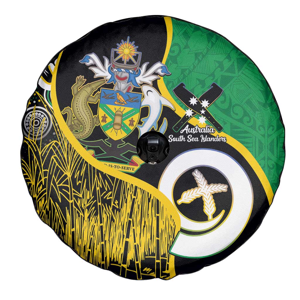 Australian South Sea Islanders National Recognition Day Spare Tire Cover Solomon Islands And Vanuatu Culture LT14 - Polynesian Pride