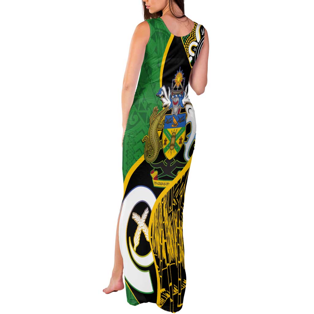 Australian South Sea Islanders National Recognition Day Tank Maxi Dress Solomon Islands And Vanuatu Culture LT14 - Polynesian Pride