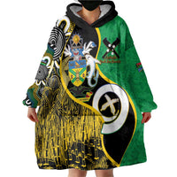 Australian South Sea Islanders National Recognition Day Wearable Blanket Hoodie Solomon Islands And Vanuatu Culture LT14 - Polynesian Pride