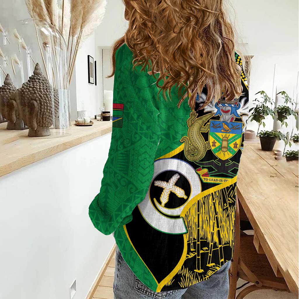 Australian South Sea Islanders National Recognition Day Women Casual Shirt Solomon Islands And Vanuatu Culture LT14 - Polynesian Pride