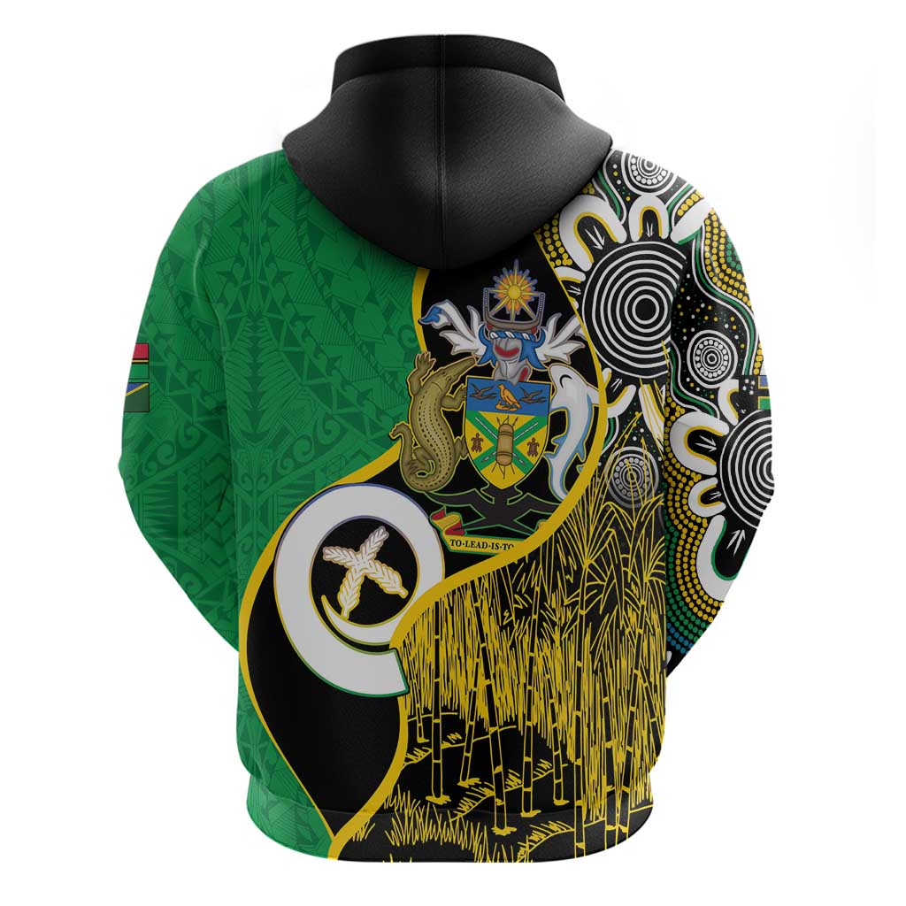 Australian South Sea Islanders National Recognition Day Zip Hoodie Solomon Islands And Vanuatu Culture LT14 - Polynesian Pride