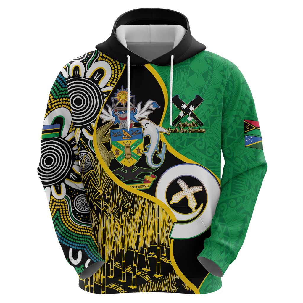 Australian South Sea Islanders National Recognition Day Zip Hoodie Solomon Islands And Vanuatu Culture LT14 - Polynesian Pride