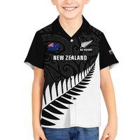 Personalised New Zealand Silver Fern Rugby Hawaiian Shirt All Black Go Champions Maori Pattern LT14 - Polynesian Pride