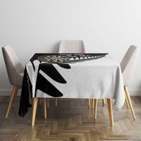 Personalised New Zealand Darts Tablecloth Silver Fern Aotearoa Maori Pattern LT14 - Polynesian Pride