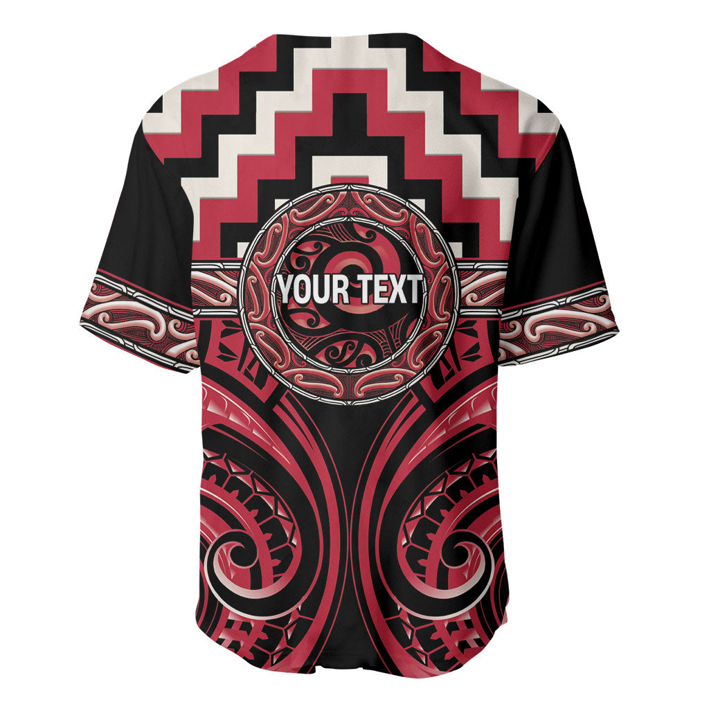 Aotearoa Ngai Te Rangi Personalised Baseball Jersey Maori Iwi Poutama Puhoro Tattoo LT14 - Polynesian Pride
