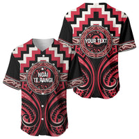 Aotearoa Ngai Te Rangi Personalised Baseball Jersey Maori Iwi Poutama Puhoro Tattoo LT14 - Polynesian Pride