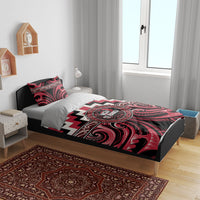 Aotearoa Ngai Te Rangi Bedding Set Maori Iwi Poutama Puhoro Tattoo LT14 - Polynesian Pride