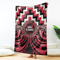 Aotearoa Ngai Te Rangi Blanket Maori Iwi Poutama Puhoro Tattoo LT14 - Polynesian Pride